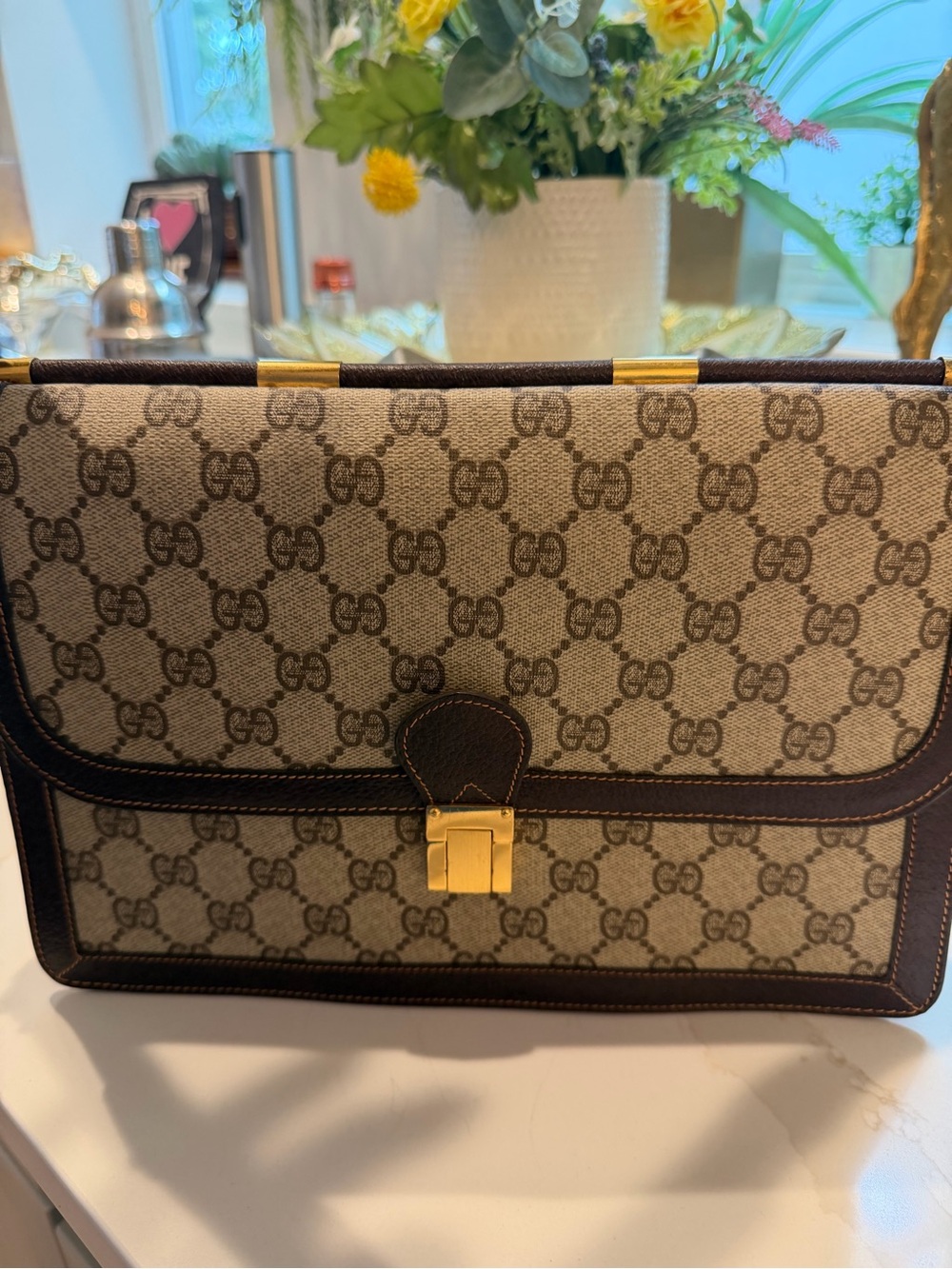 Authentic Gucci GG Canvas Bag